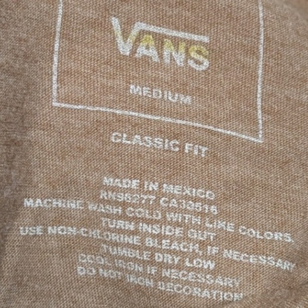 Vans 1966 Off The Wall Classic Fit Lightweight Short Sleeve T-Shirt Women Medium - Picture 2 of 5